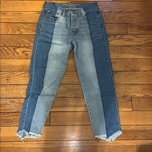 American Eagle two-toned jeans